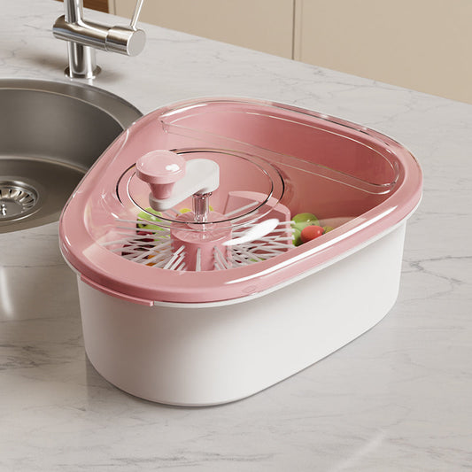 Fruit Cleaner Spinner, Large Fruit Washer Spinner with Brush